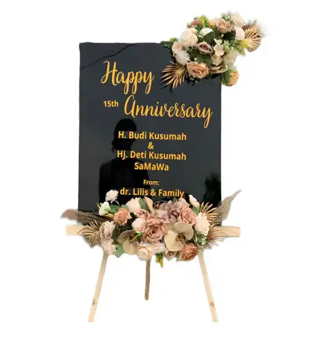 Papan Bunga Akrilik Gedung Kembar Venue Tangerang