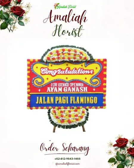 Sewa Papan Bunga Gedung Kembar Venue Tangerang